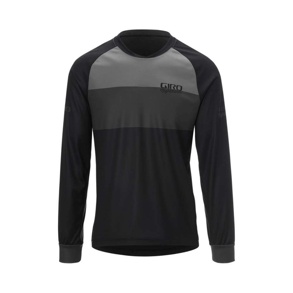 Giro X Bicycle Nightmares Roust LS Jersey, Men’s Small, MTB jersey shirt